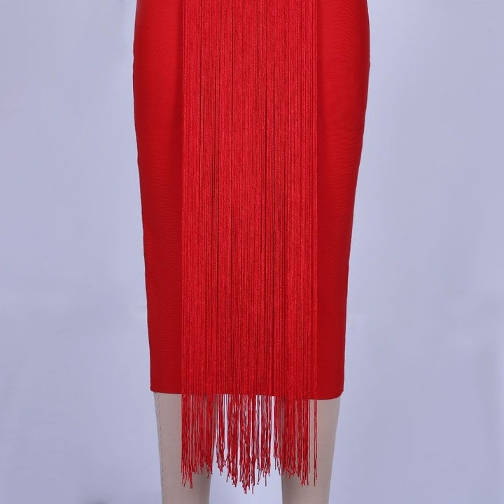 Alpla Tassel Bandage Dress