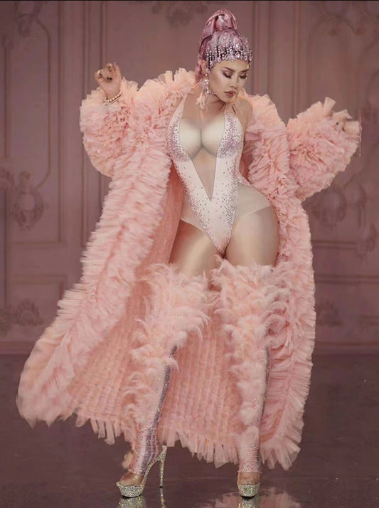 Pink Dameia Feather Set