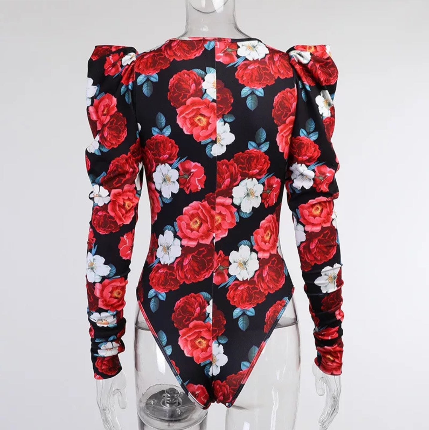 Maria Floral Bodysuit Puff