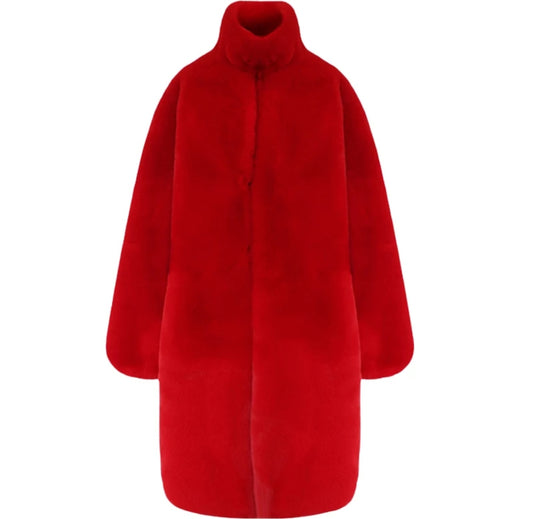 Oversized Red Riddinghood Long Coat