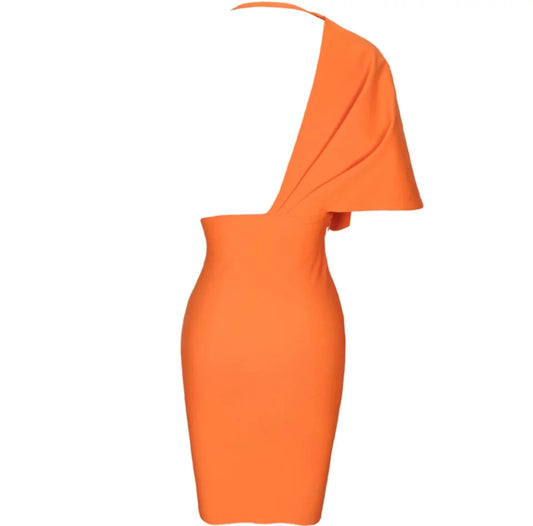 Kisha Orange Bodycon