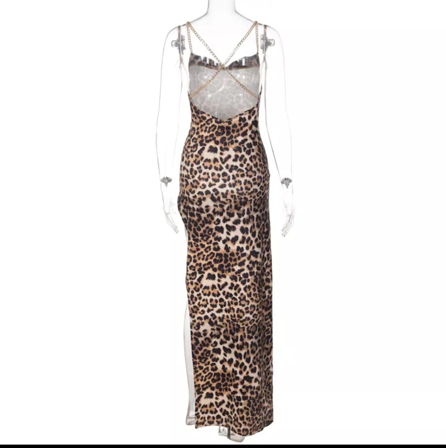 Lori Leopard Long Dress