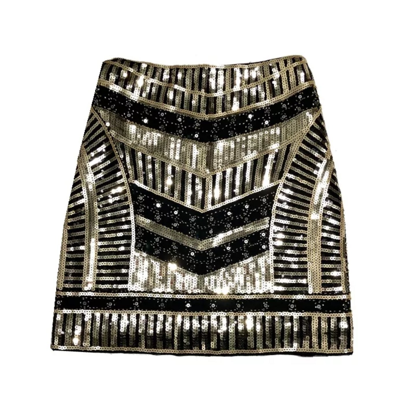 Cleo Retro Sequined Skirt