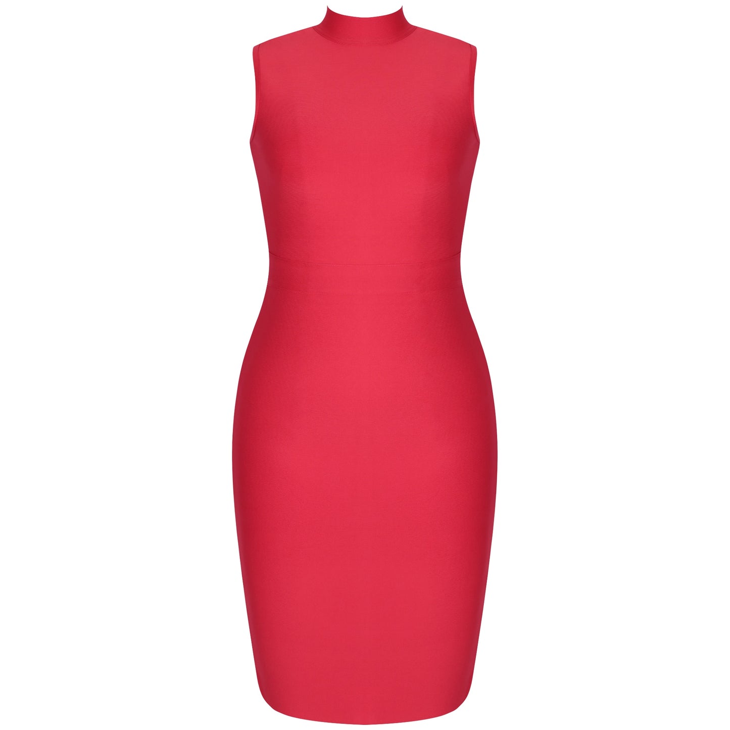 Round Neck Bandage Bodycon Dress