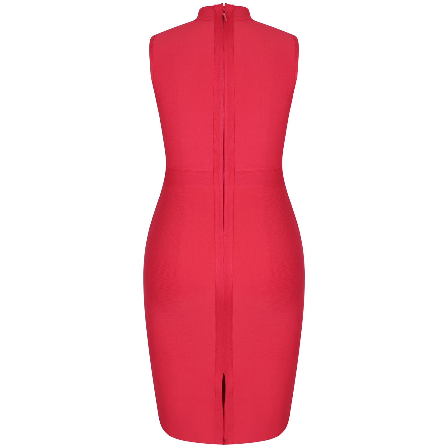 Round Neck Bandage Bodycon Dress