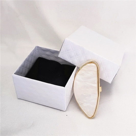 Acetate Plate Adjustable Ring