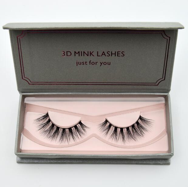 Natural Long Mink Eyelashes 3D Full Volume Lightweight Soft Extension