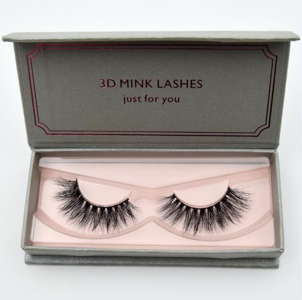 Natural Long Mink Eyelashes 3D Full Volume Lightweight Soft Extension