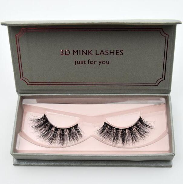 Natural Long Mink Eyelashes 3D Full Volume Lightweight Soft Extension