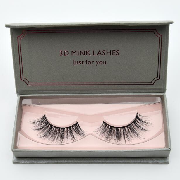 Natural Long Mink Eyelashes 3D Full Volume Lightweight Soft Extension