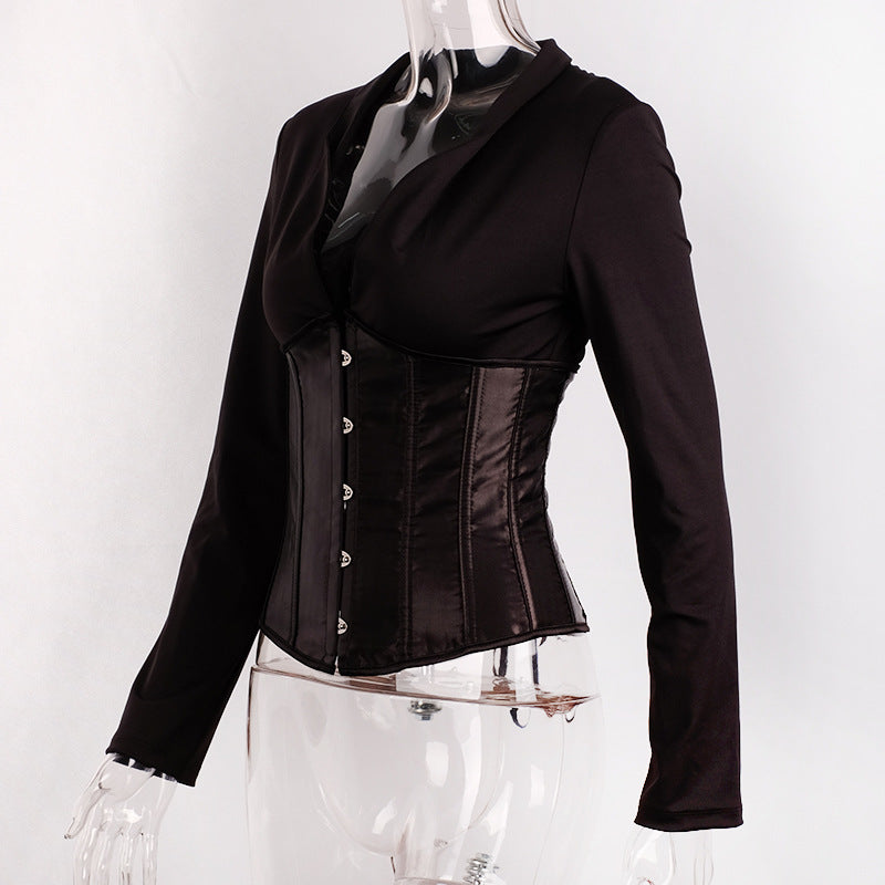 Charlie Corset Lace Up Blouse