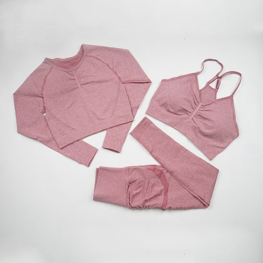 Seamless Gym Leggings + Sport Bra