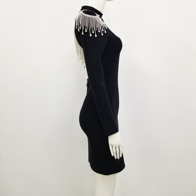 Diamond Tassel Bodycon Dress