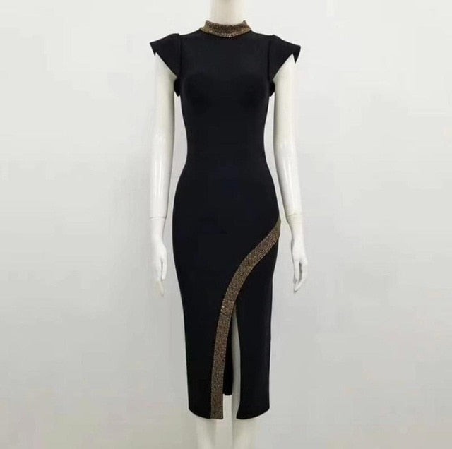 LB Rayon Bandage Dress