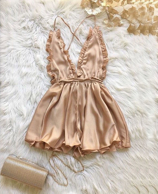 Satin  Romper