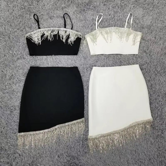 Diamond Tassel Two Pieces Set