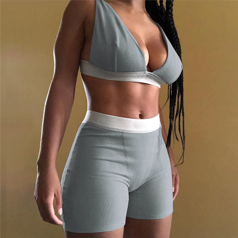 Tank and Biker Shorts 2 Piece Set