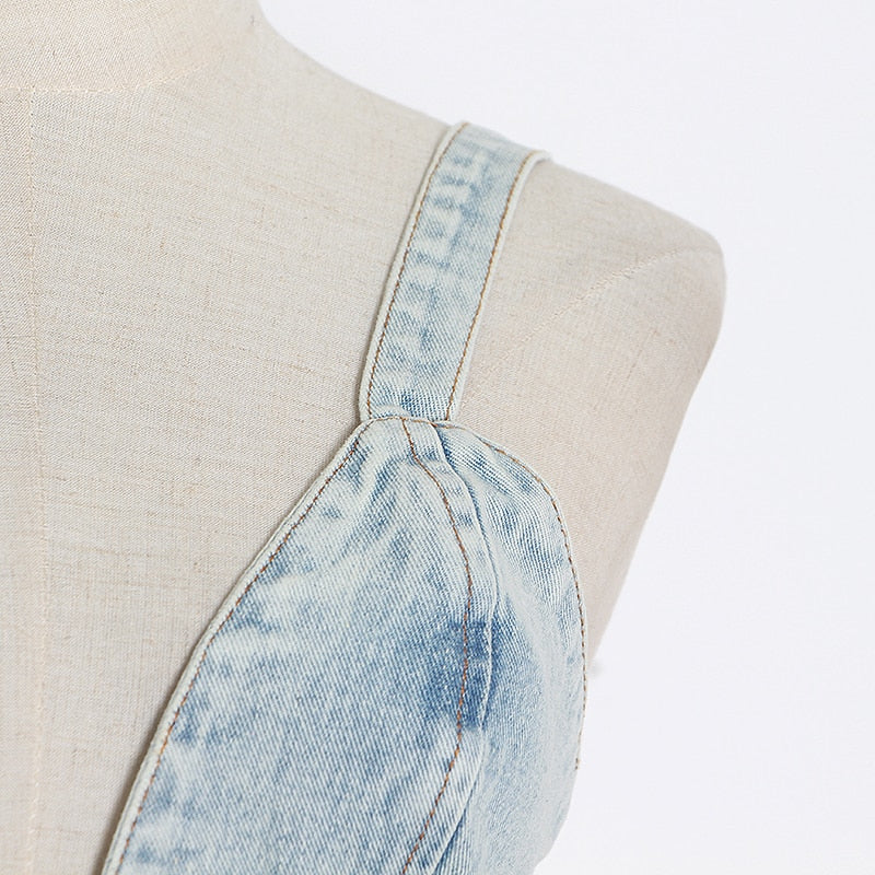 Rattle Asymmetrical Denim Jacket