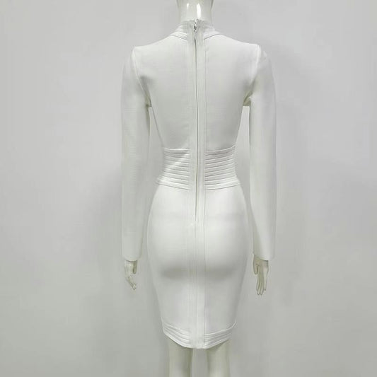 HQ Long Sleeve Bodycon Bandage Dress