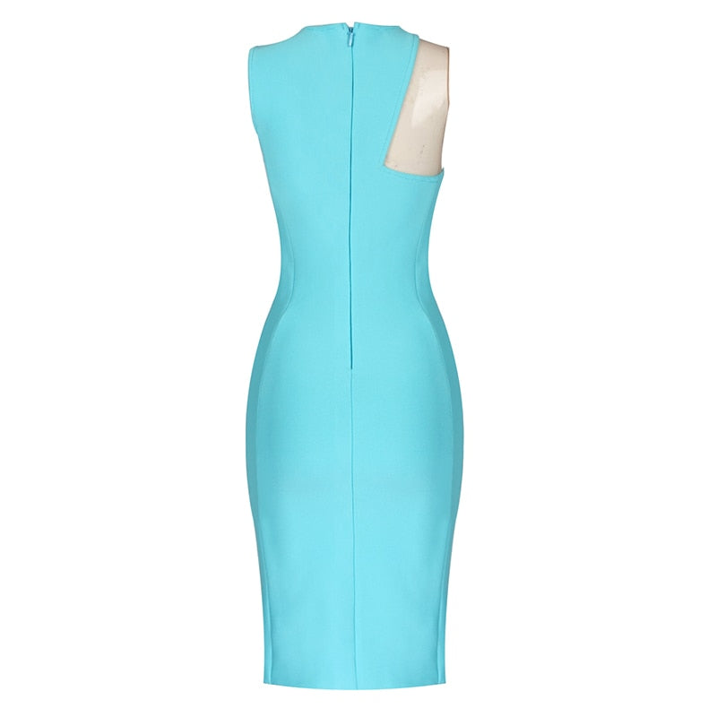 Laura One Shoulder Mini Bodycon Dress