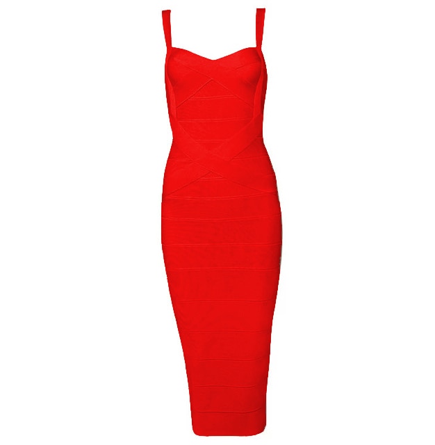 H.Q. St Bodycon Medi Dress