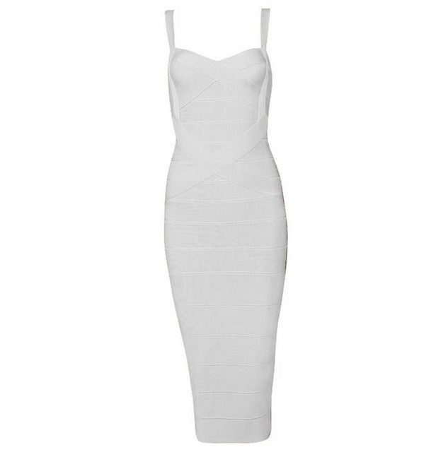 H.Q. St Bodycon Medi Dress