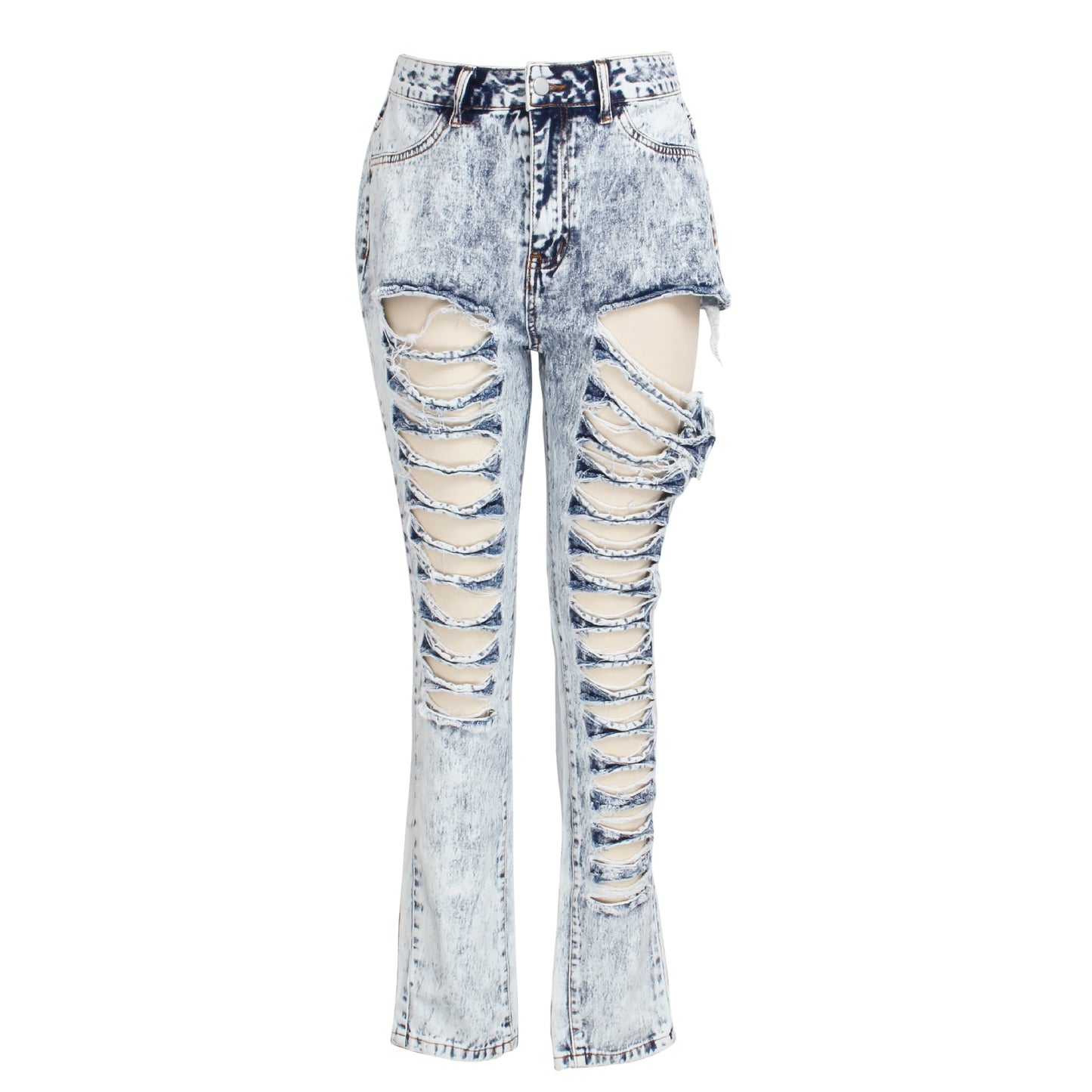 Ziba H.O. Washed Distressed Jeans