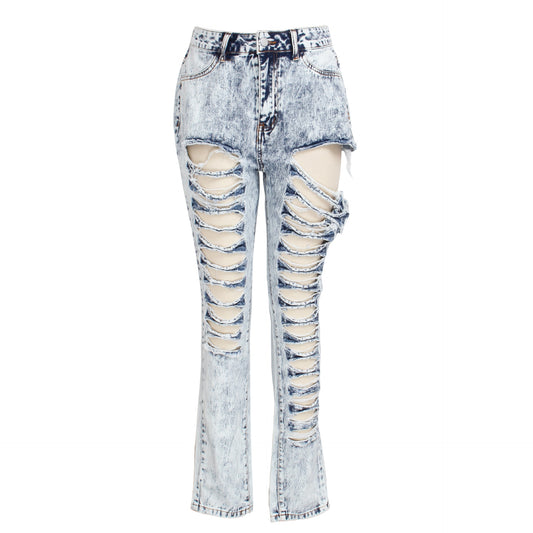 Ziba H.O. Washed Distressed Jeans