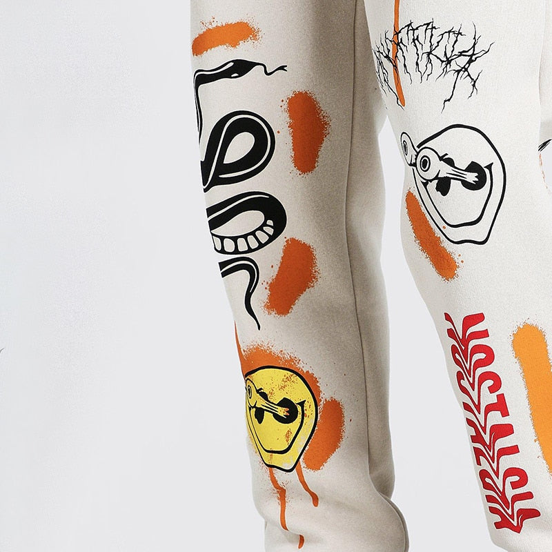 Harajuku Cartoon Print Jogger