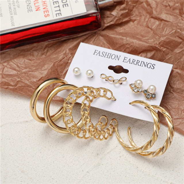 Geometirc Brincos Earrings