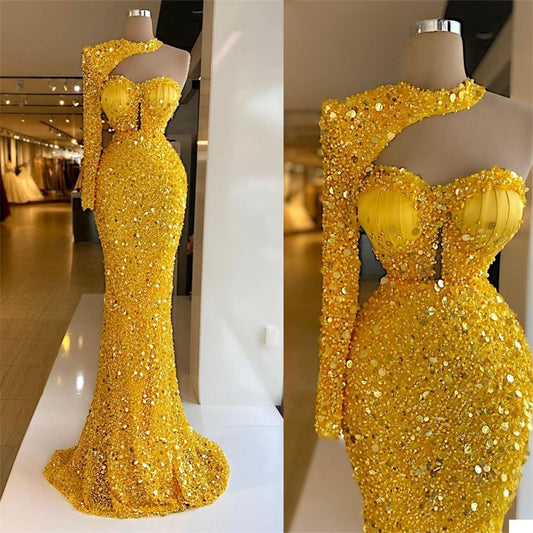 Luxury  Sequins Gown