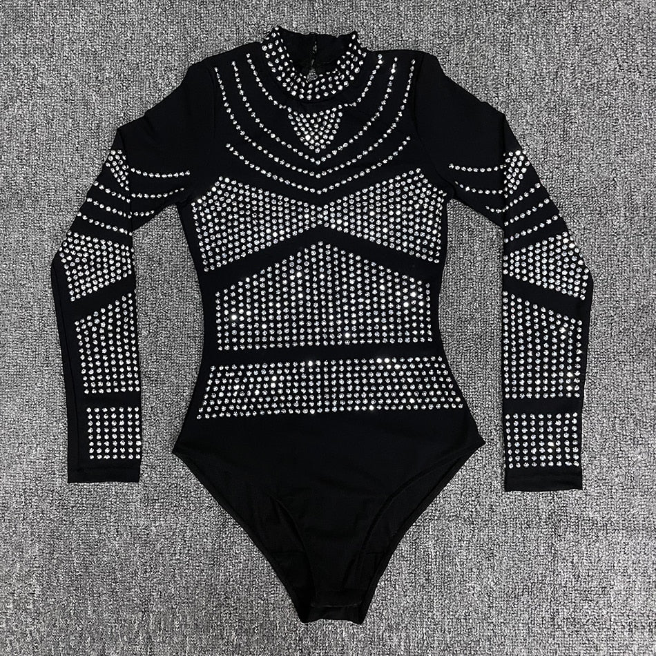 Caroline Diamond Sheer Bodysuit