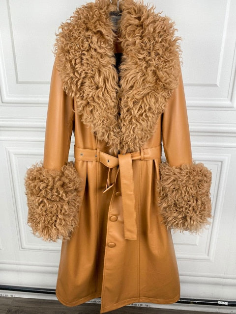 Amber Long Windbreak Coat