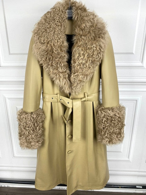 Amber Long Windbreak Coat