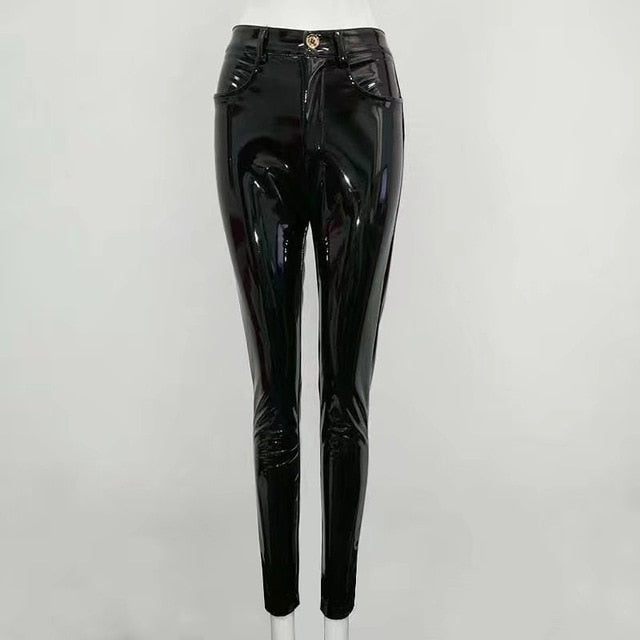 Ziba High Quality Leather Stretch Pants