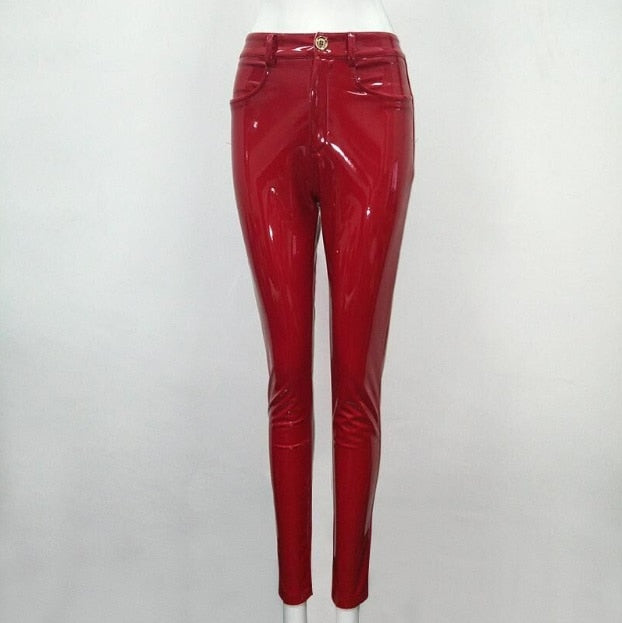 Ziba High Quality Leather Stretch Pants